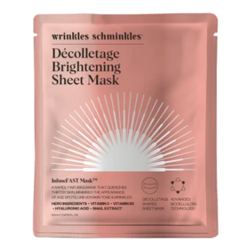 Wrinkles Schminkles Decolletage Brightening Sheet Mask 1 Wrinkles Schminkles Decolletage Brightening Sheet Mask