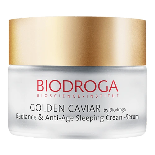 Biodroga Golden Caviar - Radiance And Anti-Age Sleeping Cream-Serum